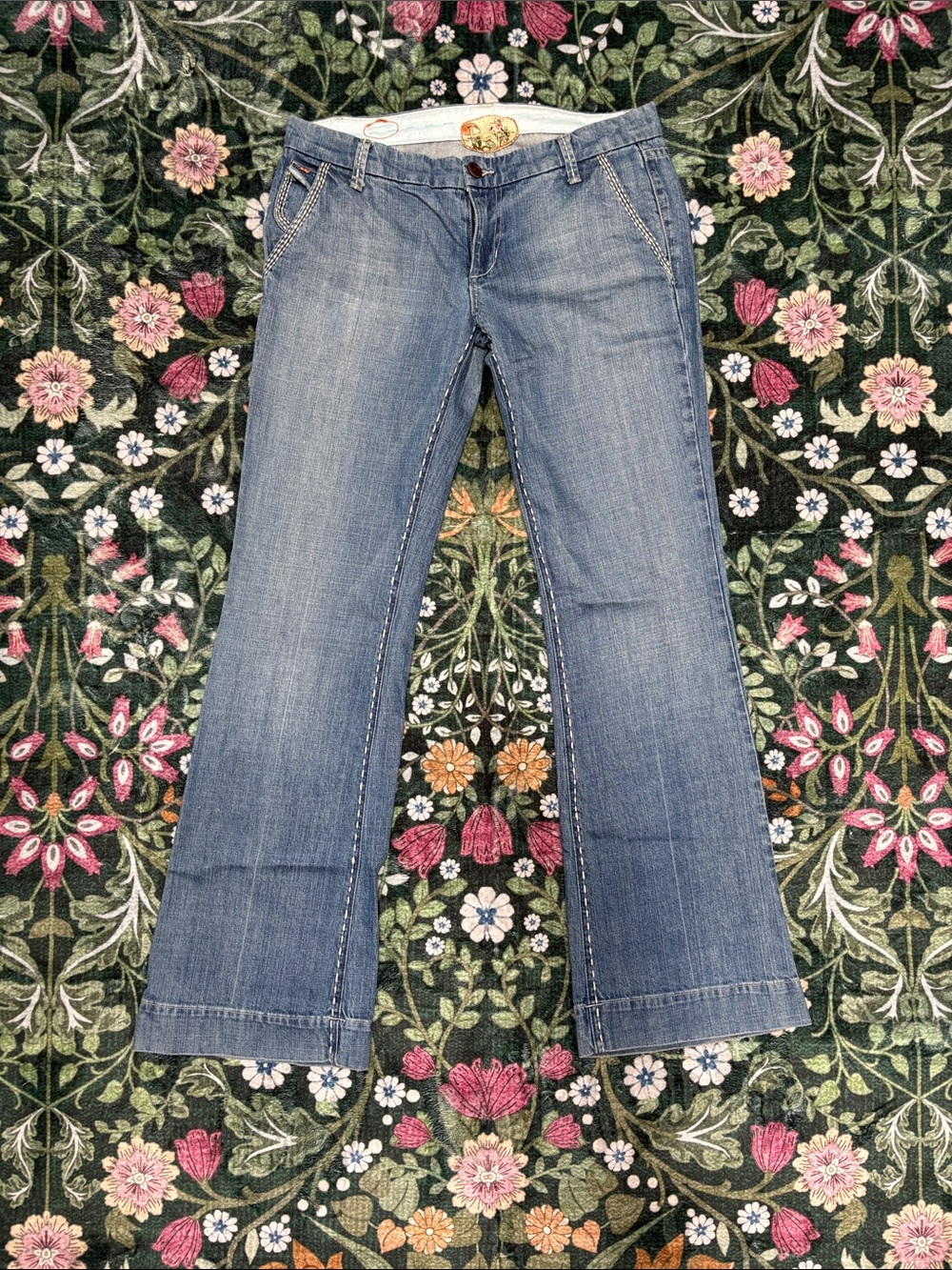 Joe's Jeans Medium Blue Flare Jeans